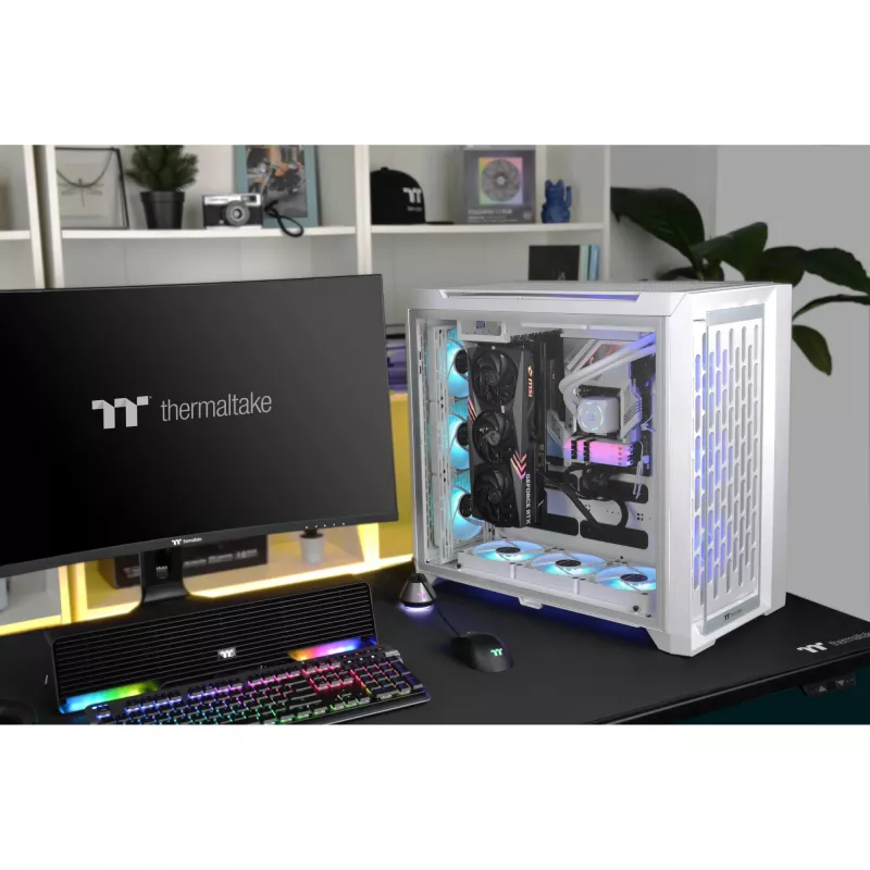 Korpusas Thermaltake CTE T750 Full Tower ARGB TG Snow