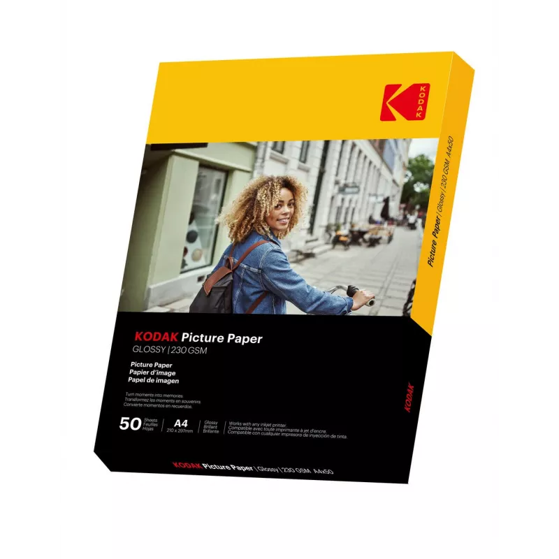 Kodak nuotraukų popierius 230g 11,8 mil Blizgus 10x15 cm 100 lapų (9891267)