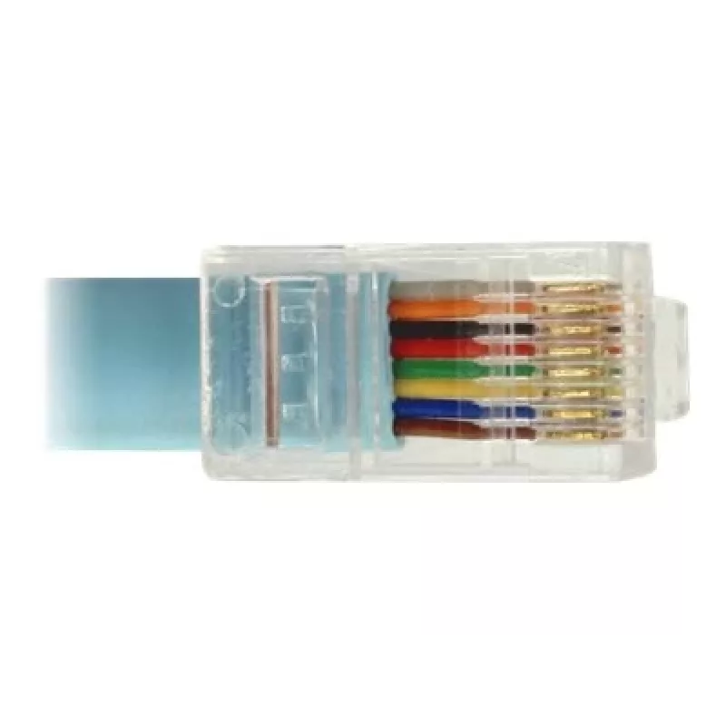 Delock USB 2.0 į nuosekliojo ryšio RS-232 RJ45 konsolės laidas-adapteris, 3 m, mėlynas