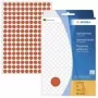HERMA nuolatiniai lipdukai - Raudoni - 8 mm Apvalūs 5632 lipdukai (32 lapai x 176) (2212)