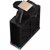 Oro aušintuvas DeepCool AK400 Digital PRO — 120 mm ventiliatorius, PWM, 1850 RPM, FDB, suderinamas su LGA 1700/1200/115x/AM4/AM5, juodas