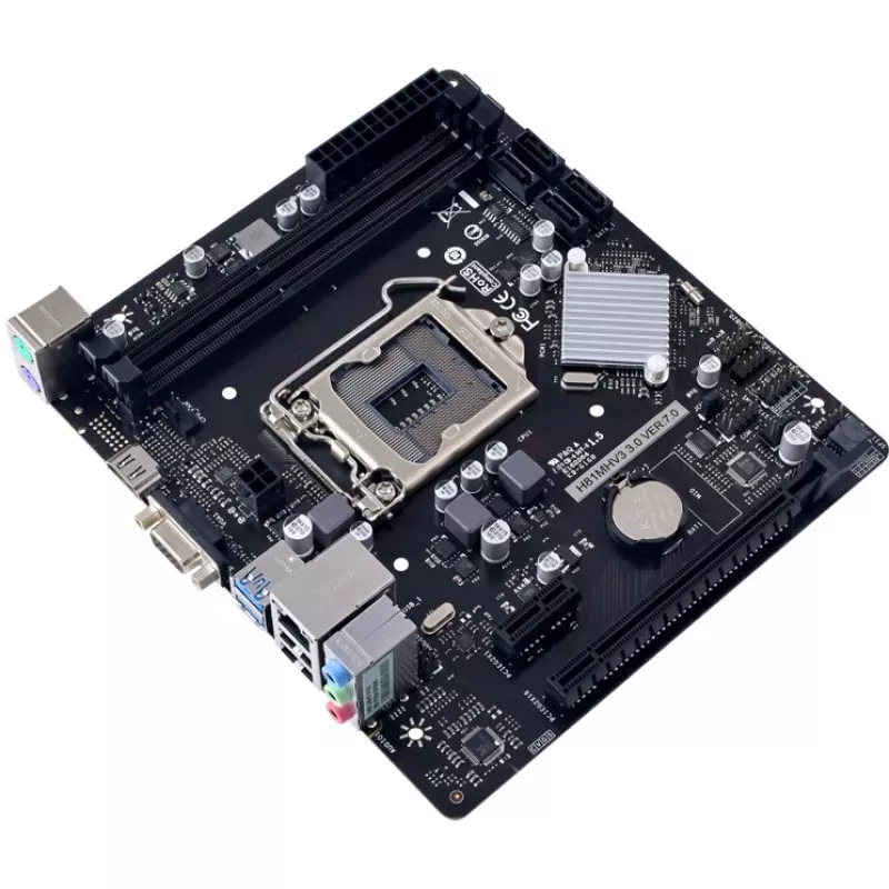 Pagrindinė plokštė BIOSTAR H81MHV3 3.0 — Micro ATX, LGA 1150, Intel H81, 2x DDR3 DIMM (iki 16 GB), SATA II/III, Gigabit LAN, HDMI, VGA