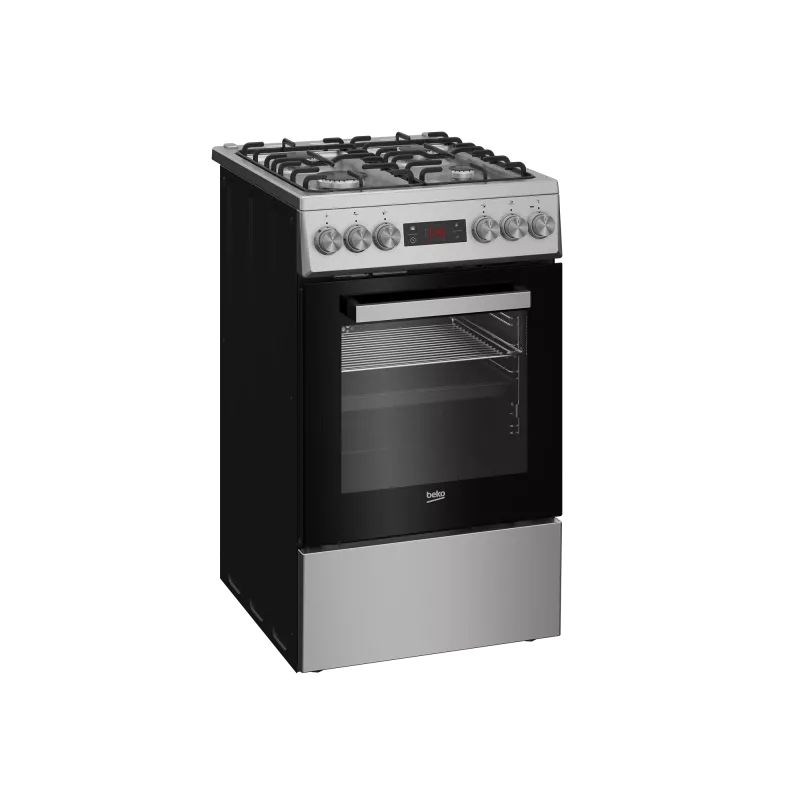 Dujinė viryklė su elektrine orkaite BEKO FSM52321DXDT nerūdijantis plienas 50 cm, energijos klasė A