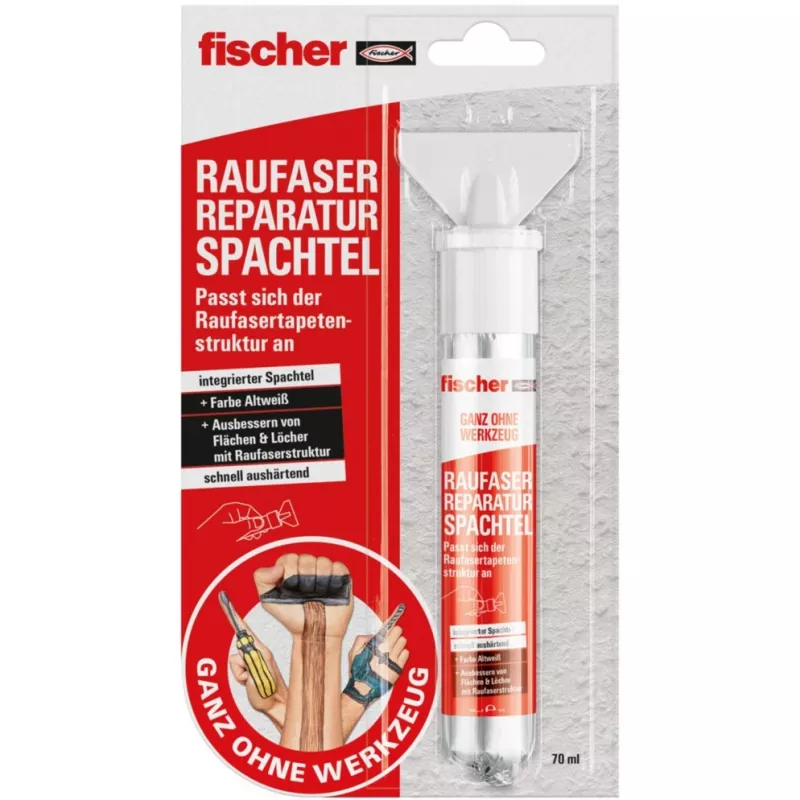 Remontinis glaistas FISCHER GOW 70 ml – užpildymui, sandarinimui ir paviršiaus atstatymui