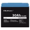 Įkraunama LiFePO4 baterija QOLTEC 12.8V 30Ah 384Wh su BMS