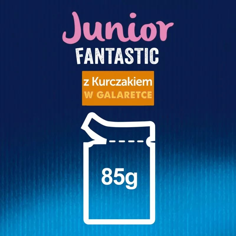 Purina Felix Fantastic Junior šlapias kačių ėdalas, 85 g