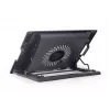 Aušinimo padėklas nešiojamam kompiuteriui Gembird NBS-1F17T-01, iki 17 colių, 1×15 cm ventiliatorius, USB 2.0, 370×265×33 mm, 350 mA, juodas