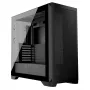 Korpusas MODECOM VOLCANO EXPANSE T Midi Tower, grūdintas stiklas, USB-C, tinka micro ATX, GPU iki 430 mm, CPU aušintuvas iki 180 mm, 3x3.5 colio vietos, 2x2.5 colio, juodas
