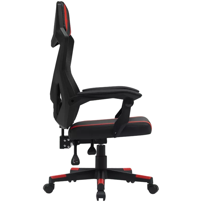 Canyon MCH01 Flow – ergonomiška žaidimų kėdė, juoda ir raudona