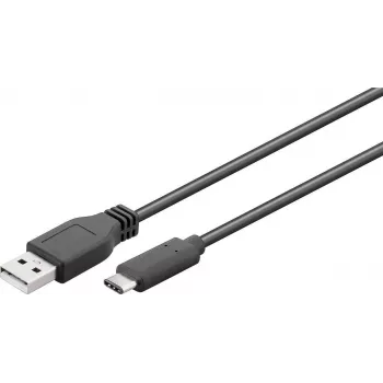 Wentronic 55469 USB laidas juodas