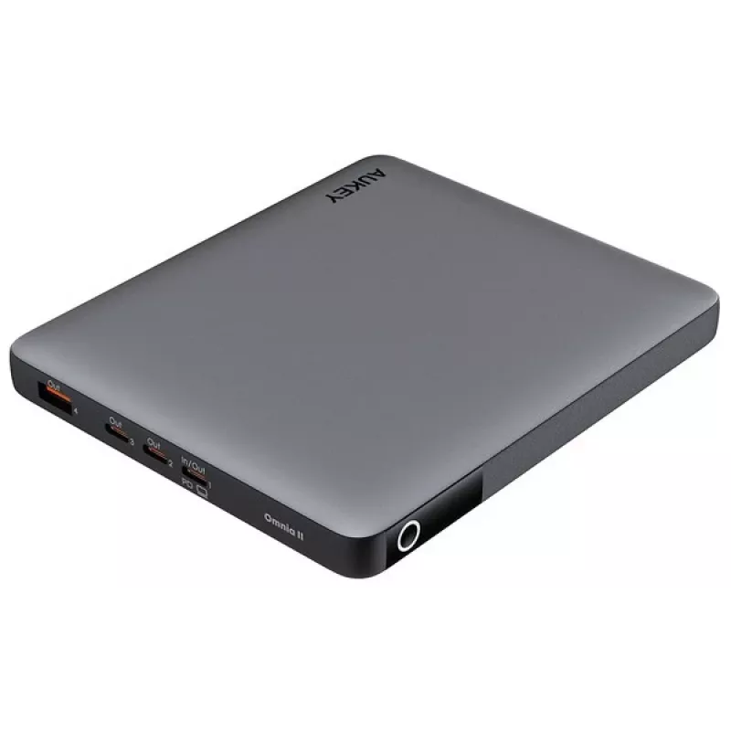 AUKEY Sprint X 20000mAh 100W nešiojamojo kompiuterio power bank su PD3.0 - Pilka