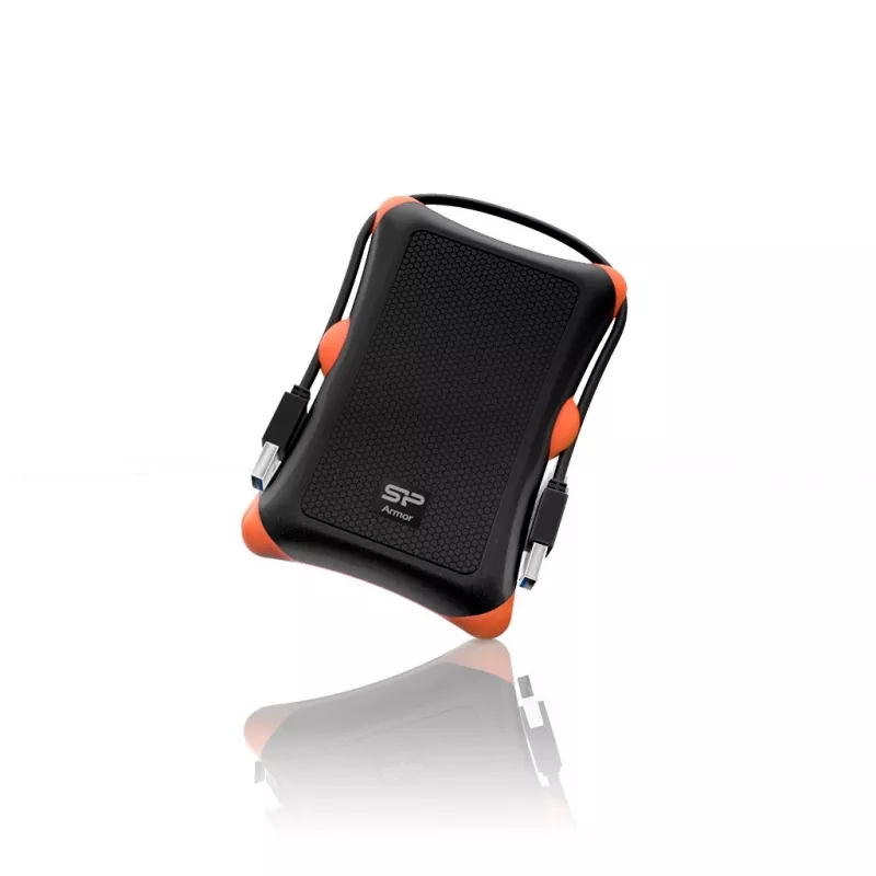 SILICON POWER Armor A30 - Festplatte - 2TB - extern (tragbar) - 2.5 (6,4 cm) - USB3.0 - Schwarz (SP020TBPHDA30S3K)