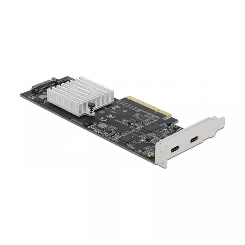 PCI Express x8 kortelė DeLOCK 89009, 2x USB-C, 20 Gbps