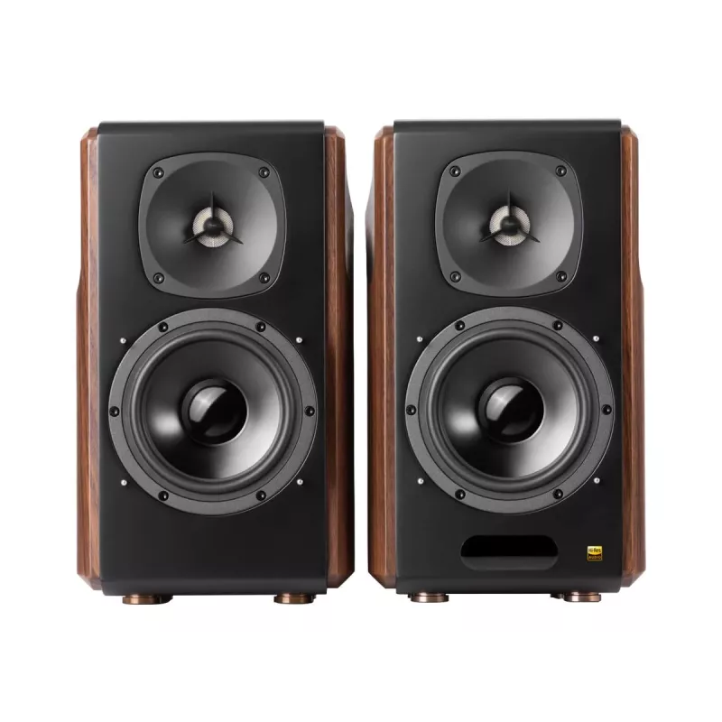 Garsiakalbis Edifier S2000MKIII 2.0, 130 W RMS, laidinis ir belaidis, juodas/medinis