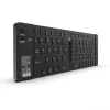 Belaidė klaviatūra Inca IBK-579BT Bluetooth 66 klavišų metalo sidabro spalvos