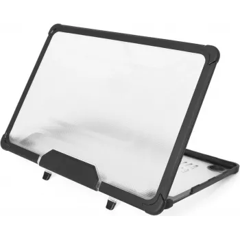honju FIT Kickstand Dėklas Apple MacBook Air 15 (M2 2023) juodas/permatomas urmu 62608