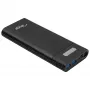 Akyga AK-BC-04 išorinės baterijos korpusas 8x 18650 Li-Ion elementams, 18 W, USB-C + 2x USB-A, LED žibintuvėlis, juodas