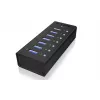 ICY BOX IB-AC618 USB 3.2 Gen 1 (3.1 Gen 1) Type-B 5000 Mbit/s Juodas