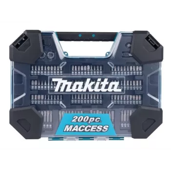 Gręžimo ir suktuvų antgalių rinkinys Makita 200