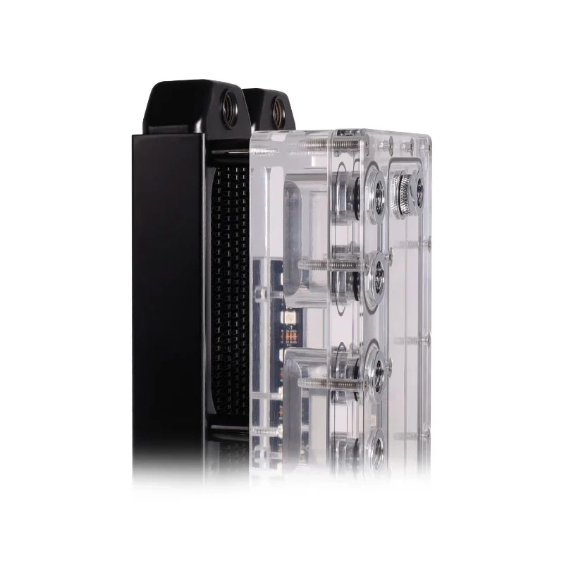 Tvirtinimo rinkinys Alphacool 15724 juodas nerūdijantis plienas 17mm aukštis