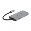 DeLOCK 63252 USB-C dokas su Gigabit Ethernet ir PD įkrovimu