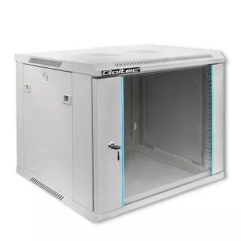 Rack spinta QOLTEC 19 colių 9U 600x500x600 sieninė arba ant grindų montuojama serverinė