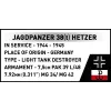 Cobi Blocks Jagdpanzer 38t Drąsus konstrukcinis rinkinys, 731 detalė