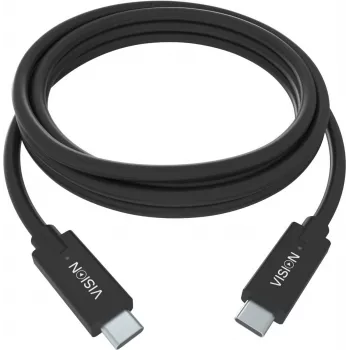 USB kabelis Vision TC 1MUSBC/BL, USB B – USB C, 1 m, juodas