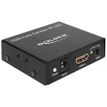 HDMI garso išskyriklis 4K, juodas