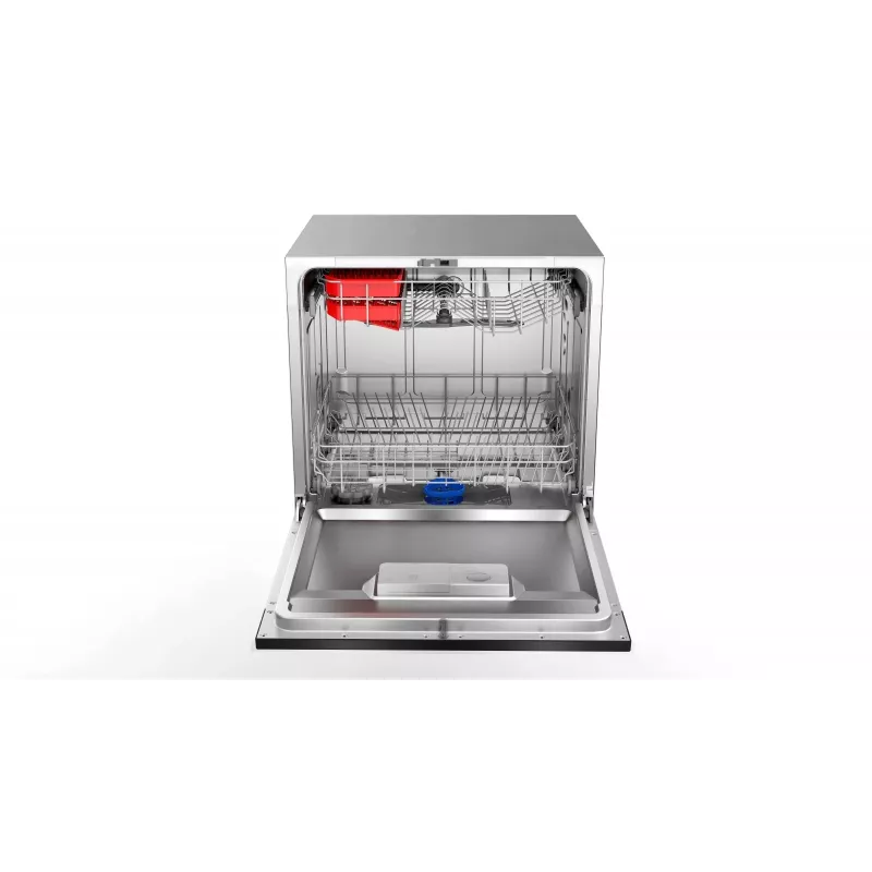 Indaplovė Toshiba DW-08T2EE(W)-PL, 8 komplektų, F energijos klasė, 49 dB, 55×59×50 mm