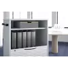 Dėžutė dokumentams Durable VARICOLOR 760127 pilka plastikinė su užrakinamu stalčiumi