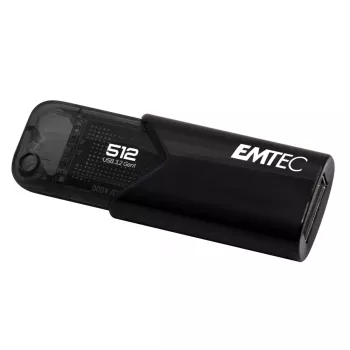 Emtec B110 Click Easy 3.2 USB atmintukas 512 GB USB Type-A 3.2 Gen 2 (3.1 Gen 2) Juodas (ECMMD512GB113)
