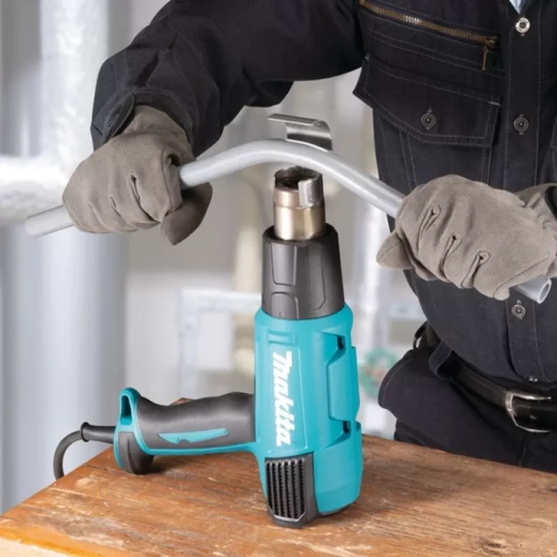 Pistoletas karšto oro Makita HG6531CK 2000 W, 650 °C, 550 l/min, žalias