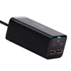 Baseus GaN3 100/65W stalinis įkroviklis su Quick Charge QC 3.0/4.0 USB-C, tinka iPhone 15, Huawei, Xiaomi, MacBook