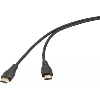 SpeaKa Professional HDMI laidas, HDMI-A kištukas, HDMI-A kištukas, 2,00 m, juodas, SP-13660964, 4K UHD, paauksuoti kontaktai