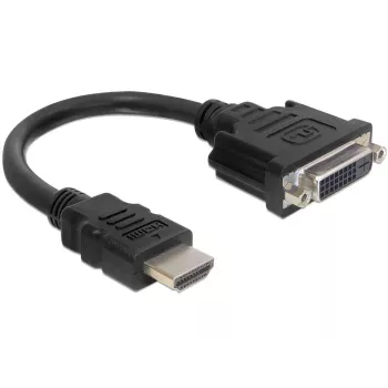 Kabelis HDMI-DVI M/F DeLOCK 0,2m