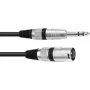 Audio kabelis Omnitronic 30225197 5m XLR (3 kontaktų) 6,35 mm juodas