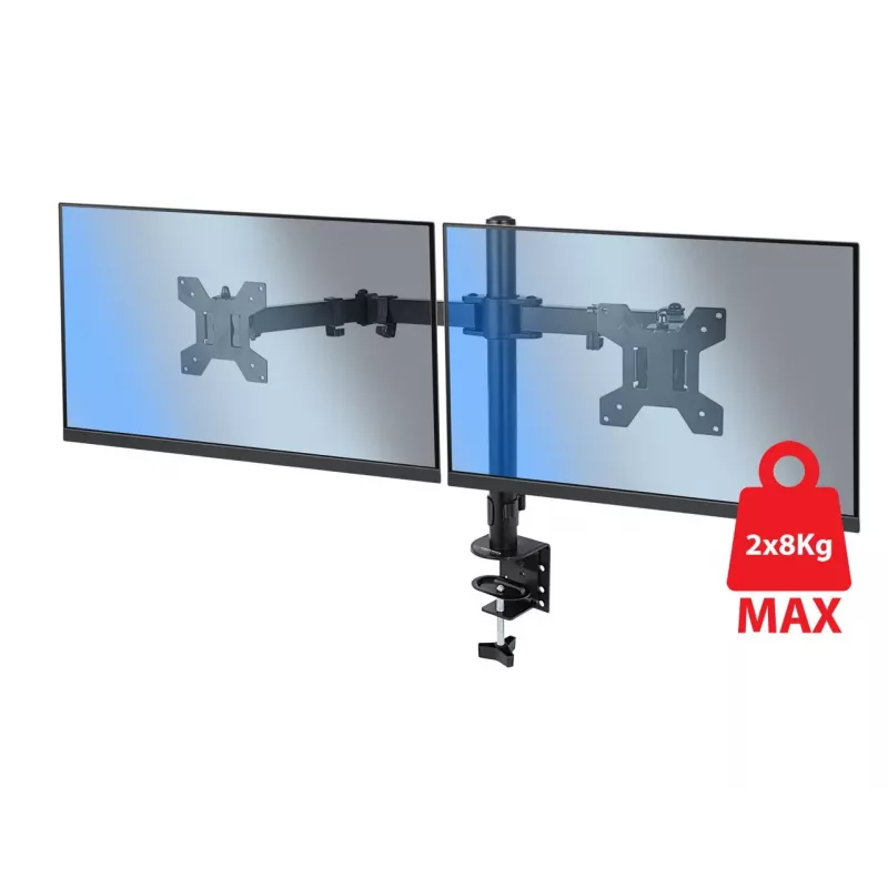Esperanza ERW018 Stalo laikiklis dviem monitoriams 10-27'' iki 8 kg