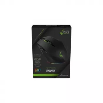 MediaRange MRGS203 žaidimų pelė, dešinei rankai, USB Type-A, optinė, 5000 DPI