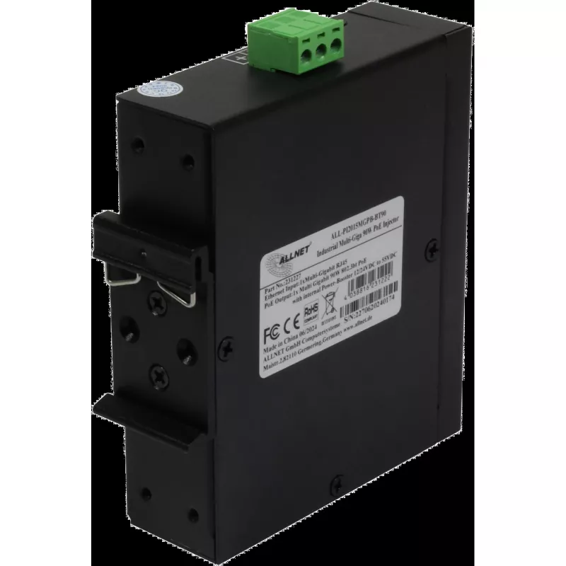 ALLNET ALL-PI2015MGPB-B PoE++ injektorius Power-Booster 90W – pramoninis MultiGigabit