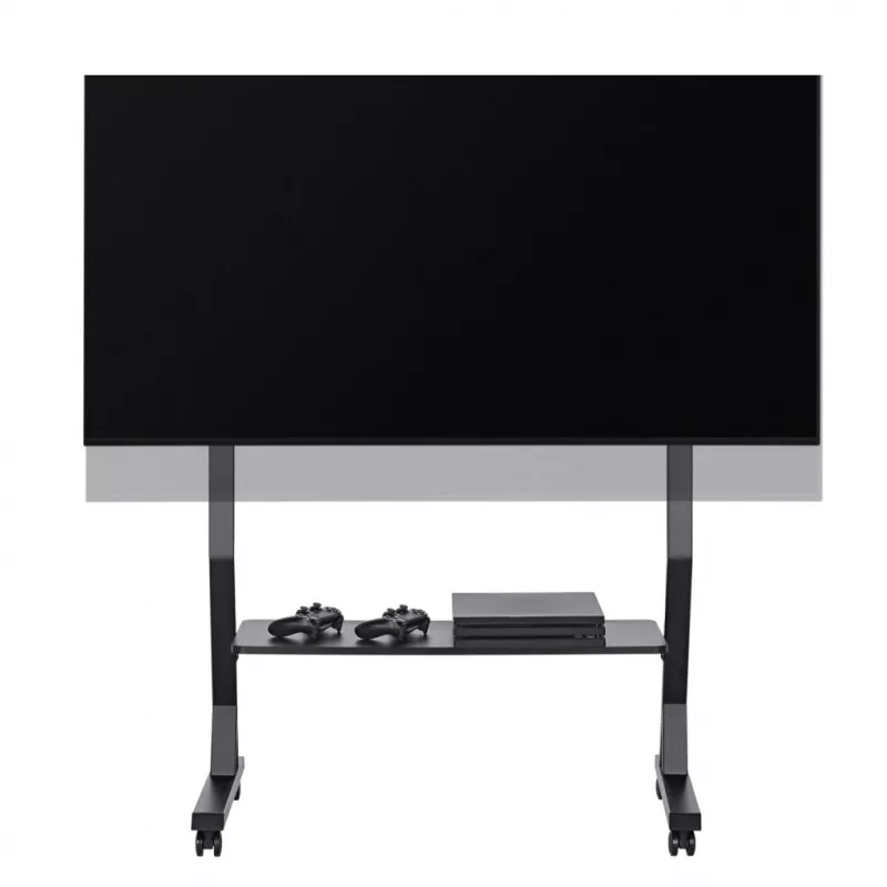 Mobilus televizoriaus stovas ART STO SD-22 45–90 colių, VESA 100×100–800×400, 60 kg, plienas, ratukai