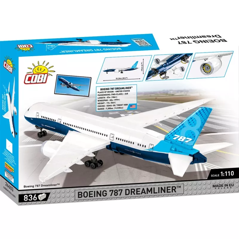 COBI Boeing 787-8™ DREAMLINER™ lėktuvas