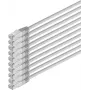 Tinklo laidas ShiverPeaks 75713-H-SET10 Cat 6 S/FTP PIMF, 10 vnt. rinkinys, 3 m