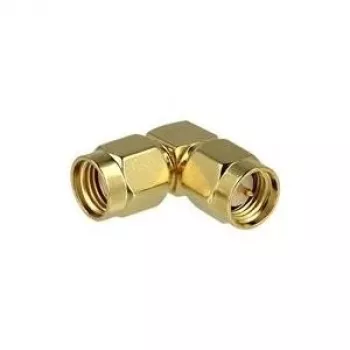 Koaksialinis adapteris DeLOCK 88826 RP-SMA vyriškas į SMA vyrišką 90°
