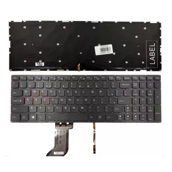 Lenovo KB312870 klaviatūra, skirta Ideapad Y700, juoda