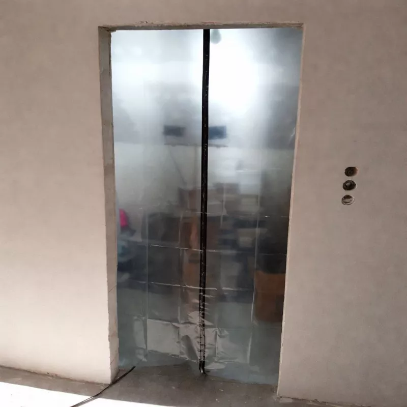 Dulkių barjeras durims remontui XXL, dulkių uždanga 230×135 tiesi
