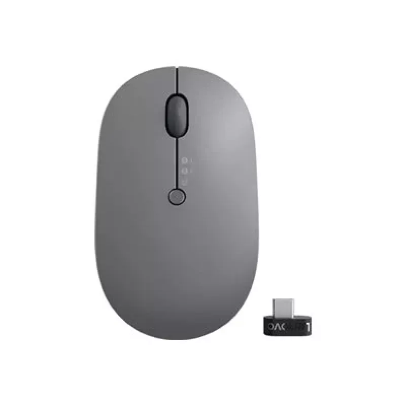 Lenovo Go belaidė daugiafunkcinė pelė, ambidekstrinė, RF belaidis + Bluetooth, optinė, 2400 DPI