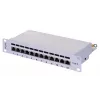 Patch panel LANBERG PPF6-9012-S, 12 prievadų, metalinis, pilkas, 1U, 215×130×44.5 mm