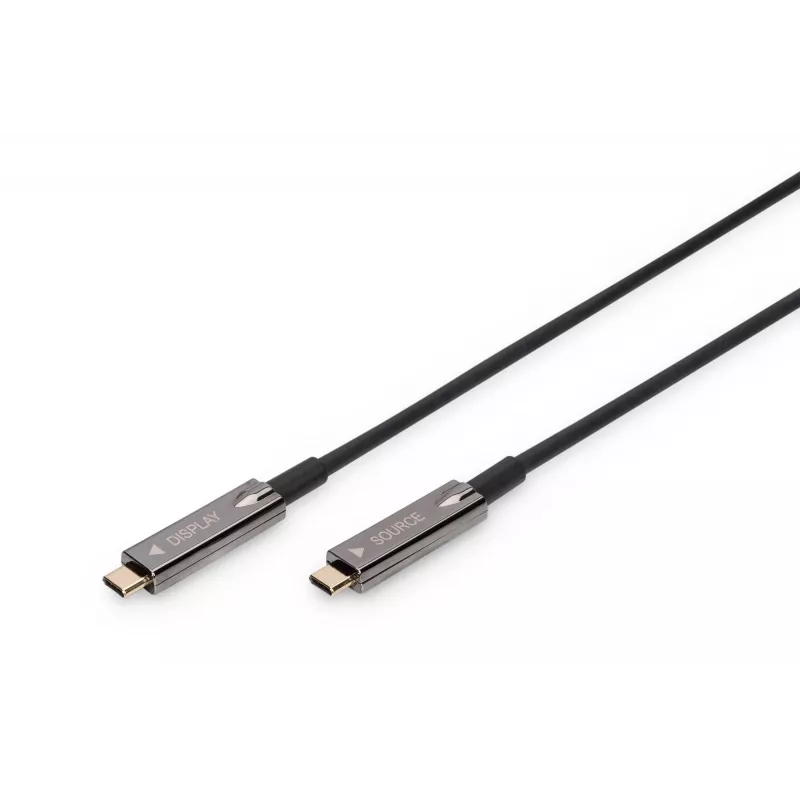 DIGITUS USB-C AOC AV jungiamasis laidas 10m 4K
