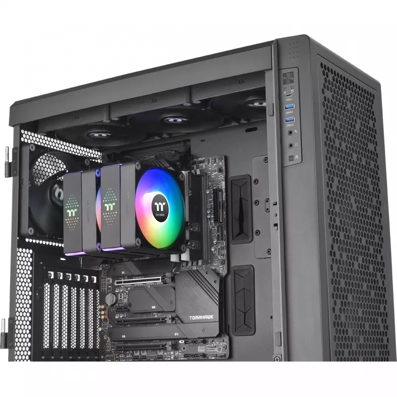 ASTRIA 600 ARGB – procesoriaus aušintuvas (oro, 2 ventiliatoriai, ARGB apšvietimas, LGA2066)